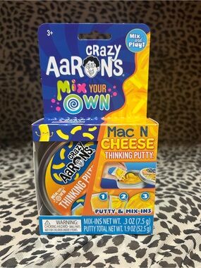 Crazy Aaron’s DIY Mac n Cheese Thinking Putty for Kids